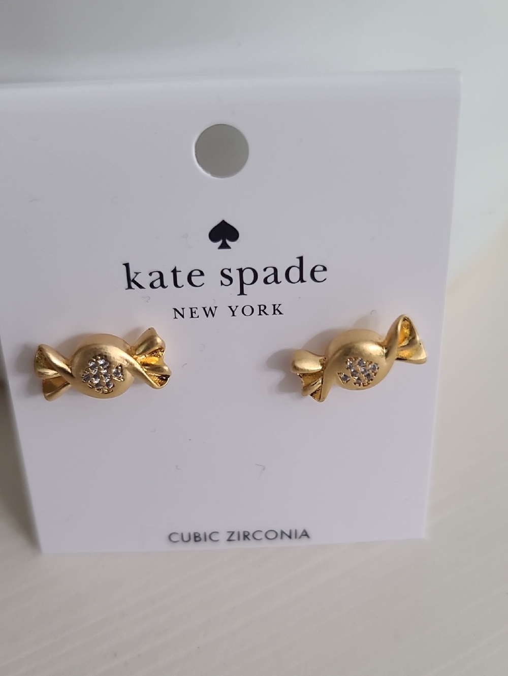 NEW Kate spade New York  Gold Candy Stud Earrings